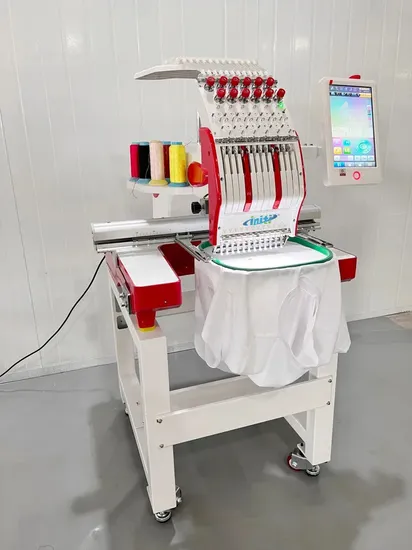 Single Head Automatic Commercial Embroidery Design Machines for Sale