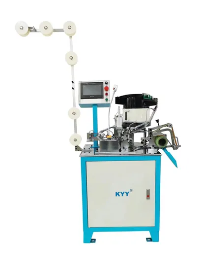 Full-Auto Invisible Zipper Slider Crossing Mounting Machine Zipper Machine