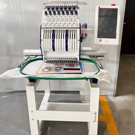 Yes-1201cthigh Speed Double 2 Head Flat Cap Embroidery Computerised Hat Sewing Machine