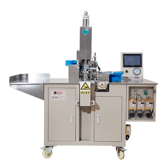 Good Quality Automatic Button Attaching Machine Suitable for Hat Button T-Shirt Button
