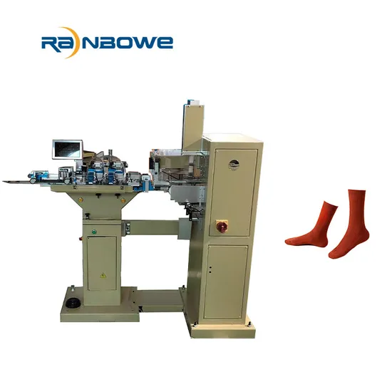 Electronic Sock Toe Closing Machine with Sock Turning Over Machine