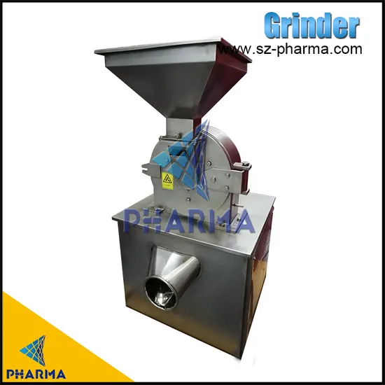 High Speed Stainless Steel Powder Grinding Machine for Food Chemical Pharmaceutical Industry