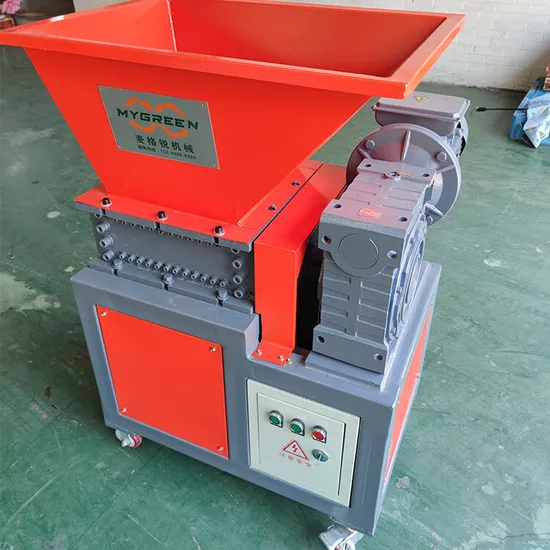 Mini Waste Plastic Shredder Machine Double Shaft Shredder for Sale