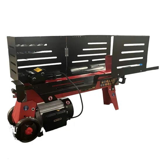 Highest Market Share 5ton Electric Hydraulic Horizontal Wood Chipper Log Splitter