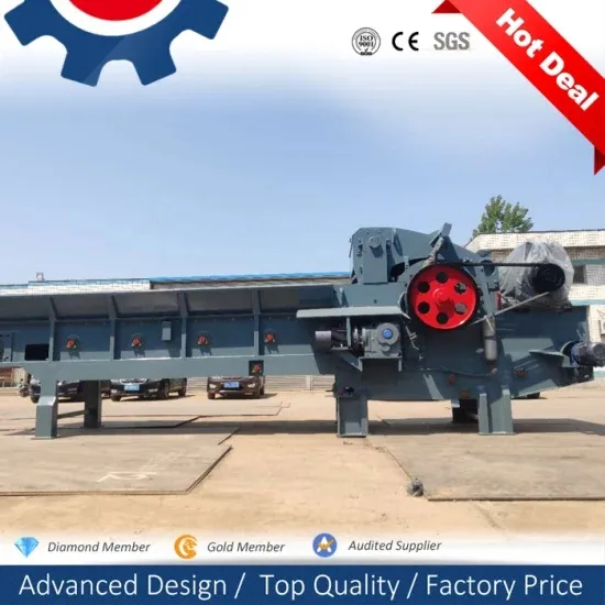 Low Price Industrial Diesel Engine Wooden Truck Chipper Grinder