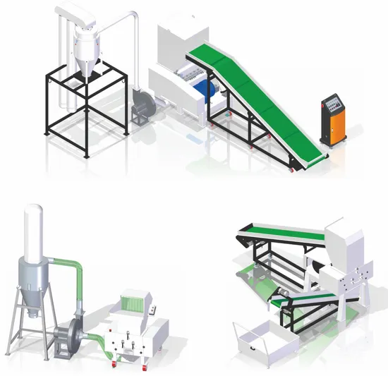 PP PE PVC Pet Waste Plastic Recycling Low Noise High Capacity Plastic Crusher