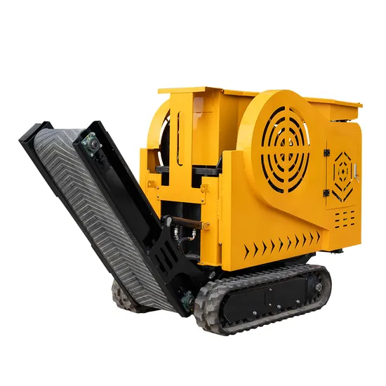 Free Shipping! ! Diesel Jaw Crusher Rubber Track Stone Crusher Equippment