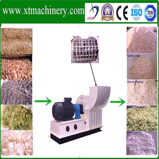 8t Output Multifunctional, Different Raw Material Available Hammer Mill