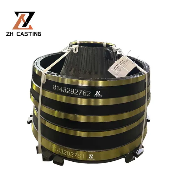 Gp300s Concave High Manganese Mn18cr2 Mantle 546038 Kodiak 400 Cone Crusher Liner
