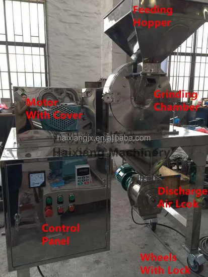 Bsg-300 Series Sugar Grinder Stainless Steel 304 Milling Equipment Pulverizer Fineness Powder Crushing Machine