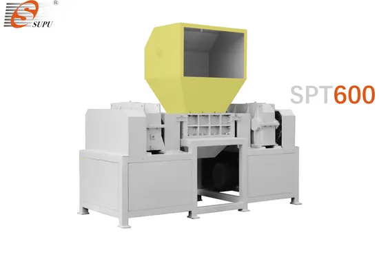 Two Shaft Shredder for Tyre Tire Metal Wood Paper Copper Cable Wire Plastic Cutting Crushing Recycling