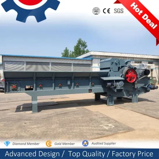 Manufacturer Industrial Diesel Engine Wooden Truck Chipping Machinery