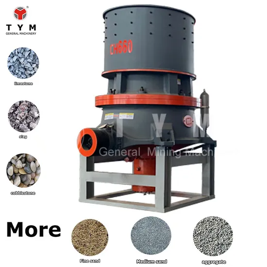 Good Quality Barite Hydraulic Cone Crusher Suppliers Shanbao Single Cylinder Hydraulic Cone Crusher Machine