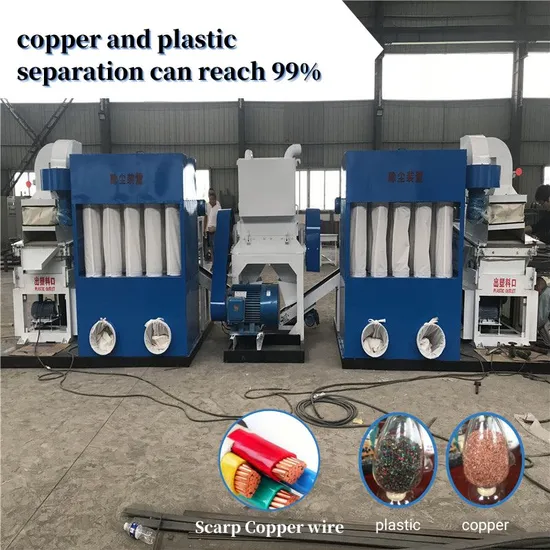 Cable Copper Wire Recycling Granulating Crushing and Separating Machine