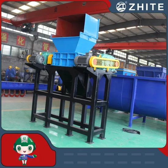 Double Shaft Crusher for Plastic/Tyre/Wood/Scrap Metal/Foam/Rubber