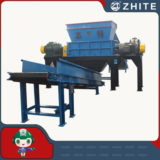High Output Two Shaft Plastic/Wood/Foam/Tire/Scrap Metal Shredder