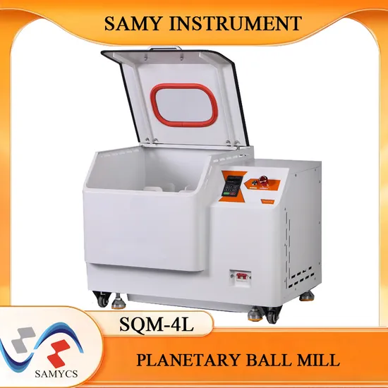 Planetary Ball Mill with Stainless Steel Tank for Laboratory Powder Grinding