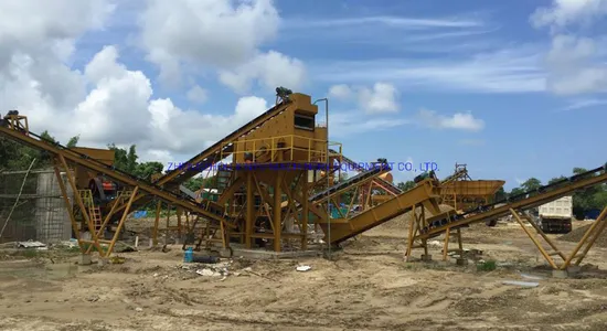 80-100tph Granite Rock Stone Crushing Plant Quarry Stationary Crushing Plant