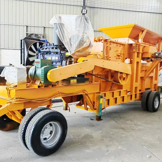 Factory Supply of Quarry Stone Crushing Machines Mobile Hammer Crusher Plant