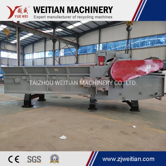 Hot Sale Burning Fuel Production Line Wood Crusher Shredder Fine Chipper for Large Wood Tree Construction Waste Window Doors Pallet with Metal Separator Remover