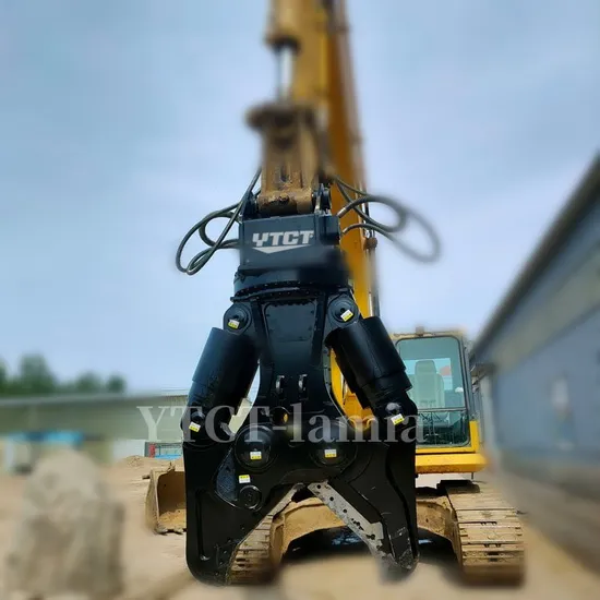 Concrete Crusher, Demolition Pulverizer, Hydraulic Double Cylinder Shear for All Excavators