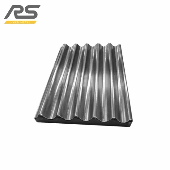 Tungsten Carbide Liner Plate for Shredding Polycrystalline Silicon Jaw Crusher