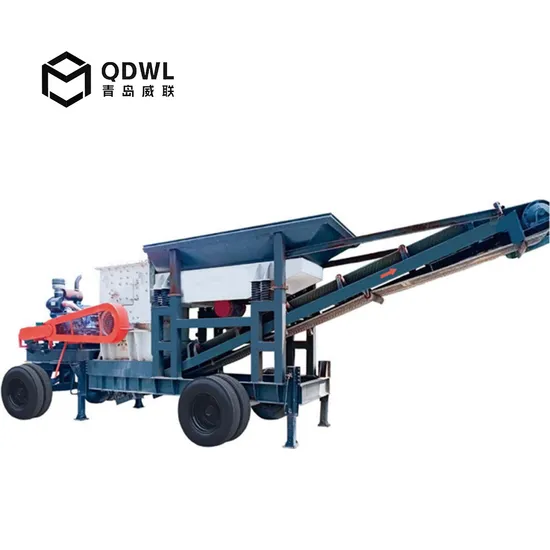 Wheel Type Mobile Jaw Crusher Stone Crushing Plant Mining Machine Rubble Crusher for Sale