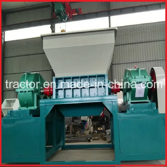 Double Shafts Plastic Bottles/Bags/Woven Bags/Waste Cloth Shredder
