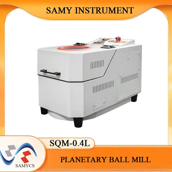 0.4L Fine Powder Sample Preparation Mill Laboratory Powder Grinding Planetary Ball Mill