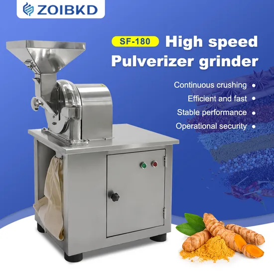 Food Grinding Machine Stainless Steel Electric Coffee Bean Nut Pulverizer Grinder Mill