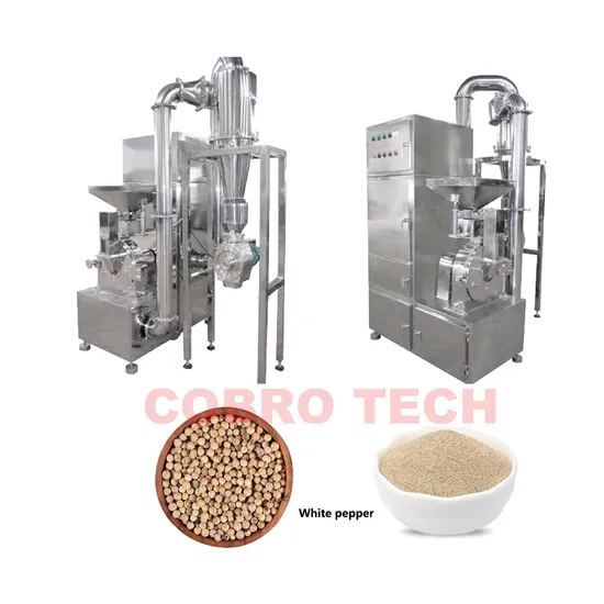 Industrial Dry Tea Leaf Powder Grinder Hammer Mill