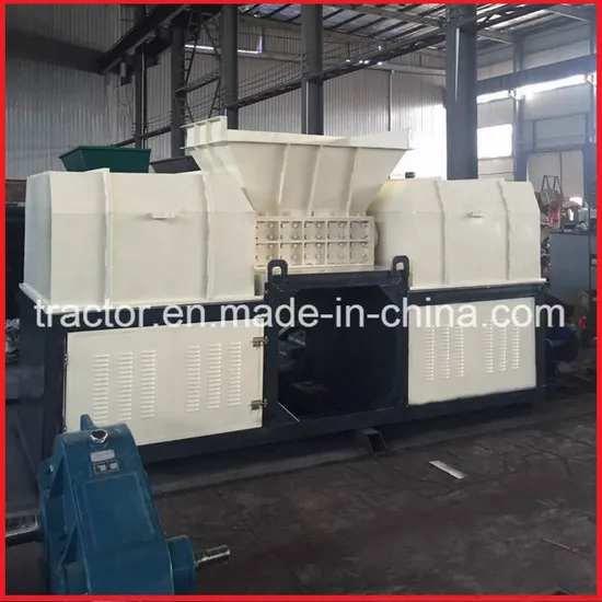 Double Axle Waste Aluminium Extrusion/Cans/Bars/Plates/Profile/Sheets Crusher
