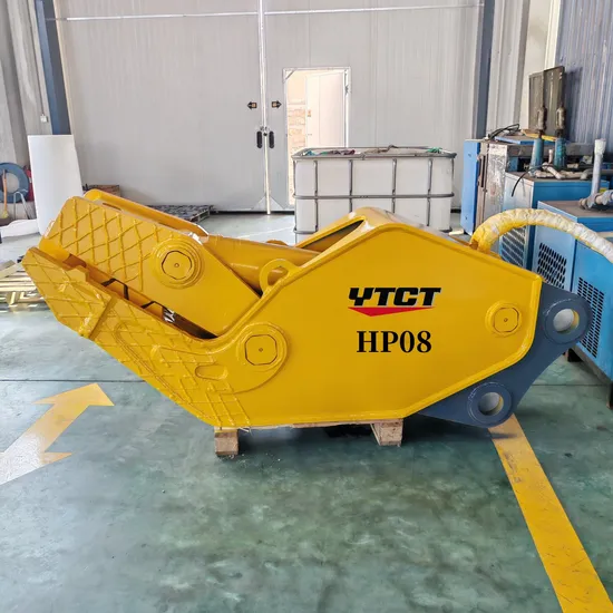Crushing Force 80ton Ytct Hydraulic Pulverizer for 18-28 Ton Excavator