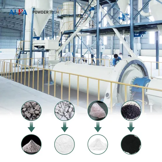 Ultrafine Quartz Powder Ball Mill Grinding and Classifying Production Line
