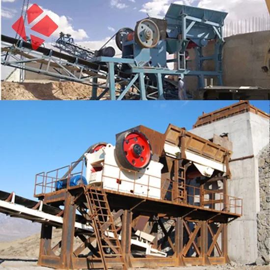 Low Price Small Scale Aggregate Stone Crusher Crushing Line Portable Diesel Rock Jaw Crushers Plant Unit with Screen