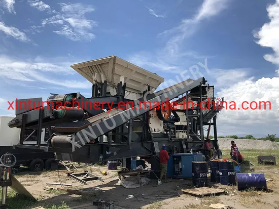 Mining Stone Rock Quarry Crushing Machine Iron Ore Mobile Crusher Plant