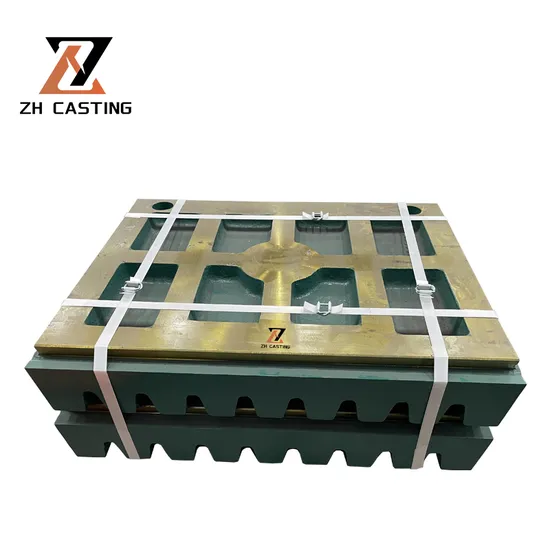 Jaw Crusher Wear Parts mm0518605 Fixed and Movable Jaw Plate C120