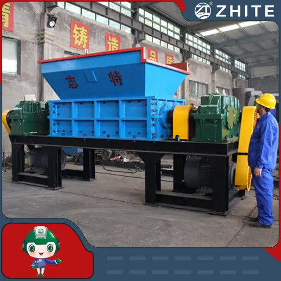 Double Shaft Medical Waste Solid Waste Dead Animal Carcass Crusher