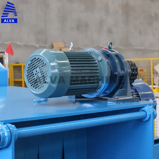 China Alva Machine Plastic Crusher/Recycle Plastic Pet Oil Bottle Two Shaft Plastic Shredder