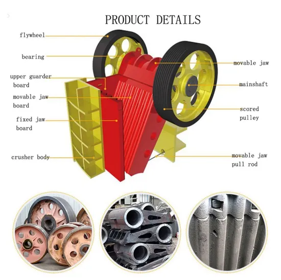 Robust Body Steel Casting Frame Primary Jaw Crusher for Mining