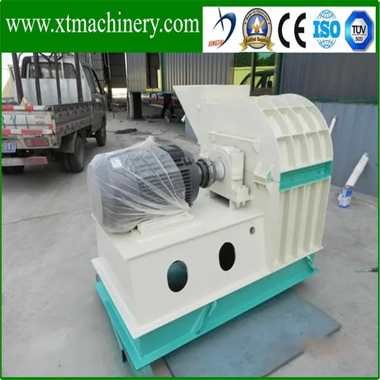 110kw Motor, 80PCS Breaking Blades, 3.5ton/Hour Capacity Wood Sawdust Grinder Mill