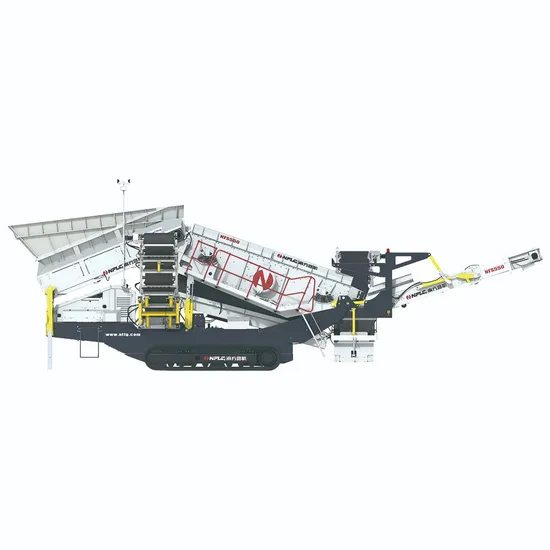 High-Capacity Tracked Mobile Screen with Advanced Mesh Model for Heavy-Duty Applications