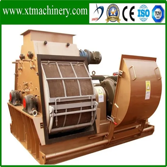 South America Market Hot Sell, Continuous Production Wood Sawdust Hammer Grinder