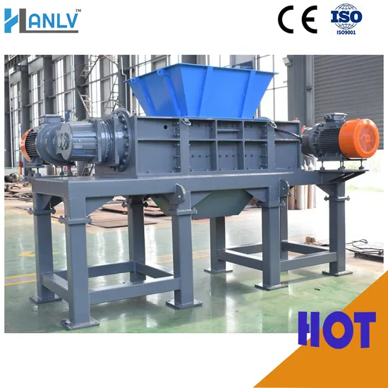 Waste Books Shredder Industrial Paper Cardboard Wood Plastic Recycling Crusher