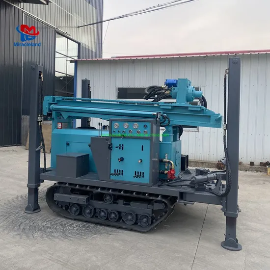 180m Portable Crawler Full Hydraulic Rotary DTH Rock Pneumatic Borehole Drill Machine/Air Hammer Water Well Drilling Rig for Sale