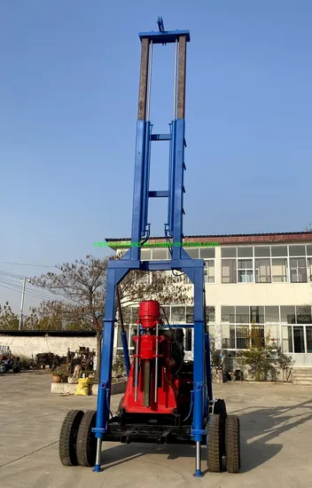 Xy-400 Portable Wheel Trailer Mounted Rotary Hydraulic Water Well Borehole Core Drilling Rig