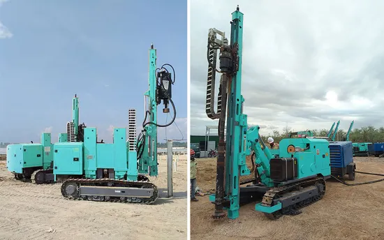 Powerful Pilling Driver for Bore Diameter 90-400mm and Bore Depth 20-120m - Hanfa Photovoltaic Drill Machine
