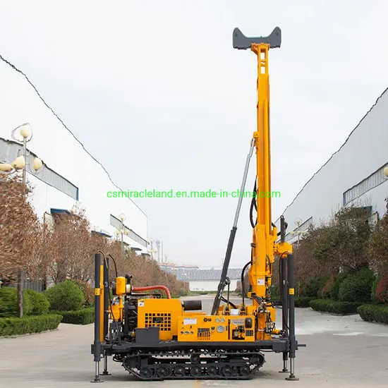 Jdl-280 Crawler Mounted Mechanical Top Drive Mud Rotary Drill Equipment/Pneumatic DTH Bore Water Well Drilling Rig Machine
