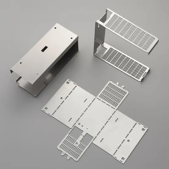 High Precision Aluminum Sheet Metal Brake Fabrication Laser Cutting Working