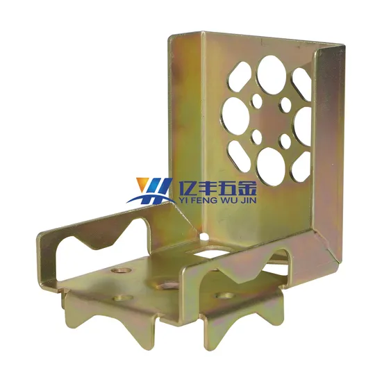 Galvanized Sheet Metal Stamping Parts Metal Bracket Fabrication